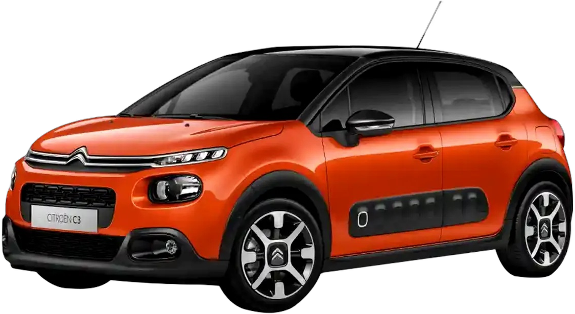 Citroen C3 — compact rental car in Corfu
